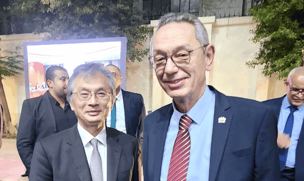 هنو عن السفير الياباني أوكا هيروشي :" خدماته استثنائية وصديقاً حقيقياً"