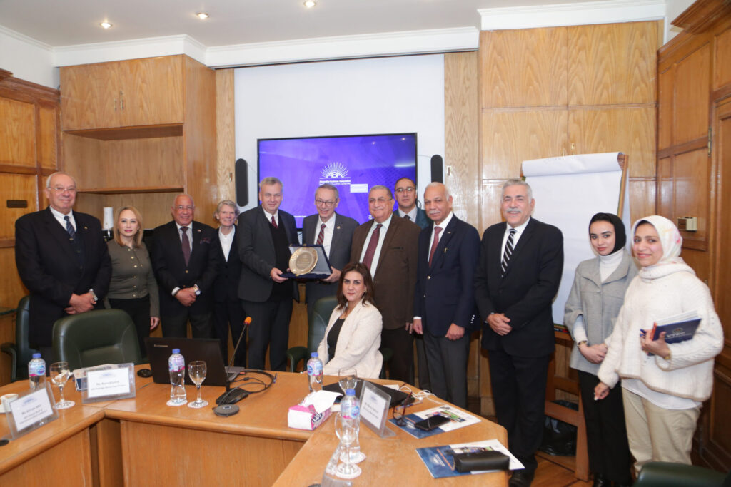 The German ambassador visited the Alexandria Businessmen Association to discuss opening German markets in Egypt, supporting exports, and labor qualification. German investors are interested in the Egyptian market due to trade agreements and infrastructure development. The association aims to rehabilitate Egyptian labor to meet global market demand, especially in Germany.